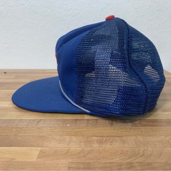 Vintage MLB Baseball Twins Enterprise Hats Texas Rangers Mesh Back Hat Snap Back - Picture 3 of 9